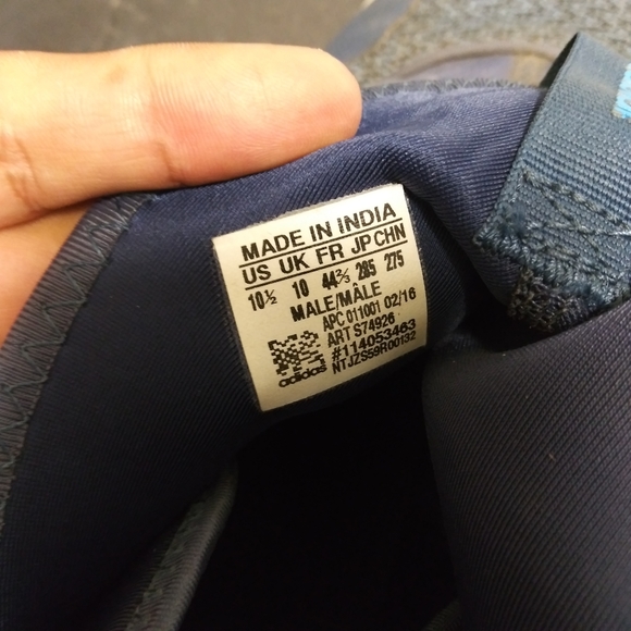 Adidas tubular x sz 10.5 blue White - Picture 6 of 6